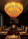 FREDI GROUP color changing with music system,central part moving by remote Chandelier Ceiling Lamp