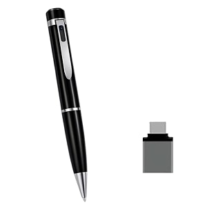 fredi hd plus 1080p pen camera  70 min battery backup  supports 128gb card  loop recording  playback via otg on mobile amp usb on laptop