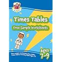 Free sample worksheets from CGP’s Times Table Activity Book for Ages 7-9