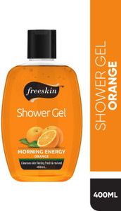 free skin morning enery orange shower gel for cleanses skin feeling fresh and revived 400ml suitable all skin types pack of 1 400 ml