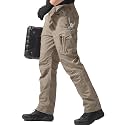 FREE SOLDIER Men's Tactical Pants Ripstop Work Cargo Hiking Pants