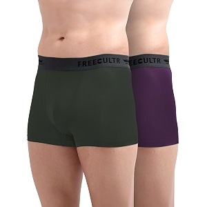 freecultr men39s underwear micromodal airsoft trunk comfortable  sweat proof non-itch no chafing ultra soft amp breathable fabric  mens underwear combo pack of 2