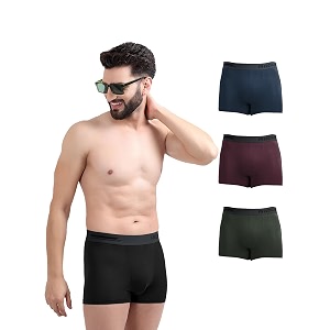 freecultr men39s underwear micromodal airsoft trunk  anti bacterial no itch no chafing sweat proof amp ultra soft fabric pack of 4  mens underwear combo pack of 4