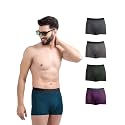 Freecultr Men's Micromodal Airsoft Trunks – Anti-Bacterial, Sweat-Proof, Ultra-Soft, No Itch, No Chafing, Breathable Comfort Men's Underwear Combo Pack of 5