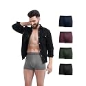 Freecultr Men's Micromodal Airsoft Trunks – Anti-Bacterial, Sweat-Proof, Ultra-Soft, No Itch, No Chafing, Breathable Comfort Men's Underwear Combo Pack of 5