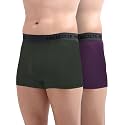 Freecultr Men's Underwear Micromodal Airsoft Trunk Comfortable – Sweat Proof, Non-Itch, No Chafing, Ultra Soft &amp; Breathable Fabric | Mens Underwear Combo Pack of 2