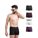 Freecultr Men's Micromodal Airsoft Trunks – Anti-Bacterial, Sweat-Proof, Ultra-Soft, No Itch, No Chafing, Breathable Comfort Men's Underwear Combo Pack of 5