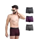 Freecultr Men's Underwear Micromodal Airsoft Trunk – Anti Bacterial, No Itch, No Chafing, Sweat Proof &amp; Ultra Soft Fabric (Pack of 4) | Mens Underwear Combo Pack of 4