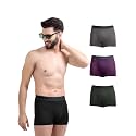 Freecultr Men's Underwear Micromodal Airsoft Trunk – Anti Bacterial, No Itch, No Chafing, Sweat Proof &amp; Ultra Soft Fabric (Pack of 4) | Mens Underwear Combo Pack of 4