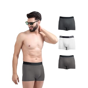 freecultr men39s underwear micromodal airsoft trunk  anti bacterial no itch no chafing sweat proof amp ultra soft fabric pack of 4  mens underwear combo pack of 4