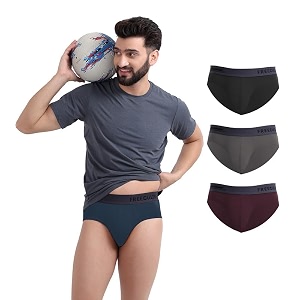 freecultr men39s underwear anti bacterial micromodal airsoft brief - non itch no chaffing sweat proof pack of 4