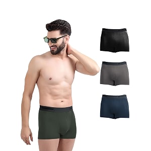 freecultr men39s underwear micromodal airsoft trunk  anti bacterial no itch no chafing sweat proof amp ultra soft fabric pack of 4  mens underwear combo pack of 4