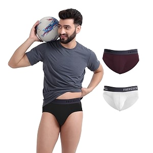 freecultr men39s underwear anti bacterial micromodal airsoft brief - non itch no chaffing sweat proof pack of 3