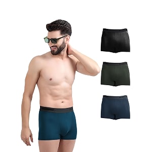 freecultr men39s underwear micromodal airsoft trunk  anti bacterial no itch no chafing sweat proof amp ultra soft fabric pack of 4  mens underwear combo pack of 4