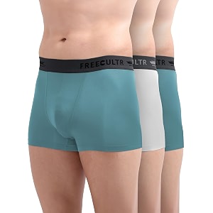 freecultr men39s underwear micromodal airsoft trunk  sweat proof ultra soft anti-bacterial no itch amp no chafing fabric pack of 3  mens underwear combo pack of 3