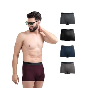 freecultr men39s micromodal airsoft trunks  anti-bacterial sweat-proof ultra-soft no itch no chafing breathable comfort men39s underwear combo pack of 5