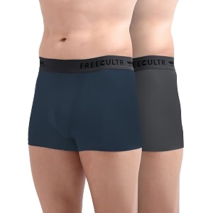 freecultr men39s underwear micromodal airsoft trunk comfortable  sweat proof non-itch no chafing ultra soft amp breathable fabric  mens underwear combo pack of 2