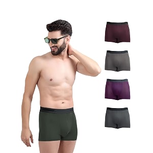 freecultr men39s micromodal airsoft trunks  anti-bacterial sweat-proof ultra-soft no itch no chafing breathable comfort men39s underwear combo pack of 5