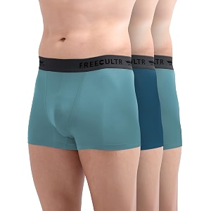 freecultr men39s underwear micromodal airsoft trunk  sweat proof ultra soft anti-bacterial no itch amp no chafing fabric pack of 3  mens underwear combo pack of 3