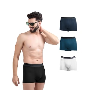 freecultr men39s underwear micromodal airsoft trunk  anti bacterial no itch no chafing sweat proof amp ultra soft fabric pack of 4  mens underwear combo pack of 4