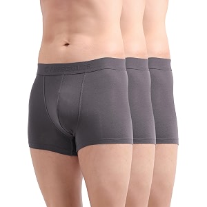 freecultr men39s underwear micromodal airsoft trunk  ultra soft sweat proof non-itch no chafing anti bacterial fabric pack of 3  mens underwear combo pack of 3