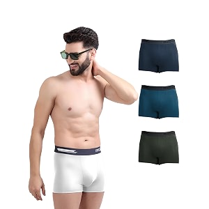 freecultr men39s underwear micromodal airsoft trunk  anti bacterial no itch no chafing sweat proof amp ultra soft fabric pack of 4  mens underwear combo pack of 4