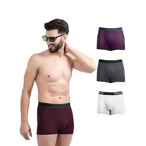 freecultr men39s underwear micromodal airsoft trunk  anti bacterial no itch no chafing sweat proof amp ultra soft fabric pack of 4  mens underwear combo pack of 4