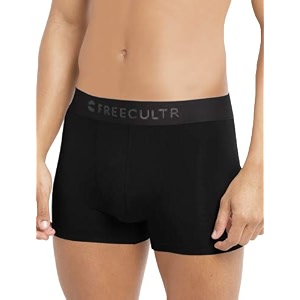 freecultr men39s underwear anti bacterial smooth flex bio modal trunk - itch chafing amp sweat proof no-fade 100 try on guarantee - made in bharat