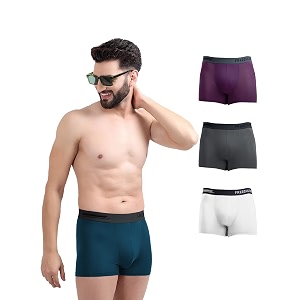 freecultr men39s underwear micromodal airsoft trunk  anti bacterial no itch no chafing sweat proof amp ultra soft fabric pack of 4  mens underwear combo pack of 4