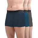 Freecultr Men's Underwear Micromodal Airsoft Trunk – Ultra Soft, Sweat Proof, Non-Itch, No Chafing, Anti Bacterial Fabric (Pack of 3) | Mens Underwear Combo Pack of 3