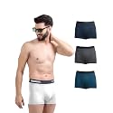 Freecultr Men's Underwear Micromodal Airsoft Trunk – Anti Bacterial, No Itch, No Chafing, Sweat Proof &amp; Ultra Soft Fabric (Pack of 4) | Mens Underwear Combo Pack of 4