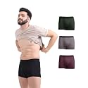 Freecultr Men's Underwear Micromodal Airsoft Trunk – Anti Bacterial, No Itch, No Chafing, Sweat Proof &amp; Ultra Soft Fabric (Pack of 4) | Mens Underwear Combo Pack of 4