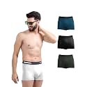 Freecultr Men's Underwear Micromodal Airsoft Trunk – Anti Bacterial, No Itch, No Chafing, Sweat Proof &amp; Ultra Soft Fabric (Pack of 4) | Mens Underwear Combo Pack of 4