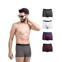 Freecultr Men's Micromodal Airsoft Trunks – Anti-Bacterial, Sweat-Proof, Ultra-Soft, No Itch, No Chafing, Breathable Comfort Men's Underwear Combo Pack of 5