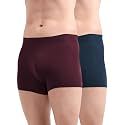 Freecultr Men's Underwear Micromodal Airsoft Trunk Comfortable – Sweat Proof, Non-Itch, No Chafing, Ultra Soft &amp; Breathable Fabric | Mens Underwear Combo Pack of 2