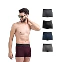 Freecultr Men's Micromodal Airsoft Trunks – Anti-Bacterial, Sweat-Proof, Ultra-Soft, No Itch, No Chafing, Breathable Comfort Men's Underwear Combo Pack of 5