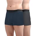 Freecultr Men's Underwear Micromodal Airsoft Trunk Comfortable – Sweat Proof, Non-Itch, No Chafing, Ultra Soft &amp; Breathable Fabric | Mens Underwear Combo Pack of 2