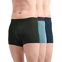 Freecultr Men's Underwear Micromodal Airsoft Trunk – Sweat Proof, Ultra Soft, Anti-Bacterial, No Itch &amp; No Chafing Fabric (Pack of 3) | Mens Underwear Combo Pack of 3