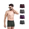 Freecultr Men's Micromodal Airsoft Trunks – Anti-Bacterial, Sweat-Proof, Ultra-Soft, No Itch, No Chafing, Breathable Comfort Men's Underwear Combo Pack of 5