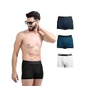 Freecultr Men's Underwear Micromodal Airsoft Trunk – Anti Bacterial, No Itch, No Chafing, Sweat Proof &amp; Ultra Soft Fabric (Pack of 4) | Mens Underwear Combo Pack of 4