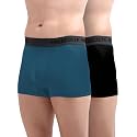 Freecultr Regular Fit Modal Trunks for Men | Mircromodal, Elastane Fabric, Anti-Bacterial and Microfibre Waistband