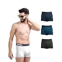 Freecultr Men's Underwear Micromodal Airsoft Trunk – Anti Bacterial, No Itch, No Chafing, Sweat Proof &amp; Ultra Soft Fabric (Pack of 4) | Mens Underwear Combo Pack of 4