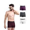 Freecultr Men's Underwear Micromodal Airsoft Trunk – Anti Bacterial, No Itch, No Chafing, Sweat Proof &amp; Ultra Soft Fabric (Pack of 4) | Mens Underwear Combo Pack of 4