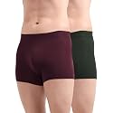 Freecultr Men's Underwear Micromodal Airsoft Trunk Comfortable – Sweat Proof, Non-Itch, No Chafing, Ultra Soft &amp; Breathable Fabric | Mens Underwear Combo Pack of 2