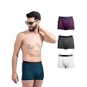 Freecultr Men's Underwear Micromodal Airsoft Trunk – Anti Bacterial, No Itch, No Chafing, Sweat Proof &amp; Ultra Soft Fabric (Pack of 4) | Mens Underwear Combo Pack of 4
