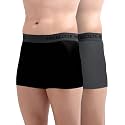 Freecultr Men's Underwear Micromodal Airsoft Trunk Comfortable – Sweat Proof, Non-Itch, No Chafing, Ultra Soft &amp; Breathable Fabric | Mens Underwear Combo Pack of 2