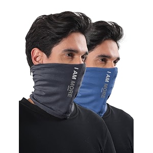 freecultr unisex bamboo bandana anti microbial super soft amp comfort fit breathable multipurpose headband face mask for dust protection d2 printed-100 try on guarantee - made in india