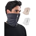 Freecultr Unisex Bamboo Bandana, Anti Microbial Super Soft &amp; Comfort Fit, Breathable Multipurpose Headband, Face Mask for Dust Protection D2 Printed-100% Try On Guarantee - Made in India