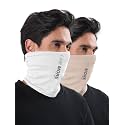 Freecultr Unisex Bamboo Bandana, Anti Microbial Super Soft &amp; Comfort Fit, Breathable Multipurpose Headband, Face Mask for Dust Protection D2 Printed-100% Try On Guarantee - Made in India