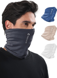 freecultr unisex anti microbial super soft  comfort fit breathable multipurpose headband face mask for dust protection men solid bandana